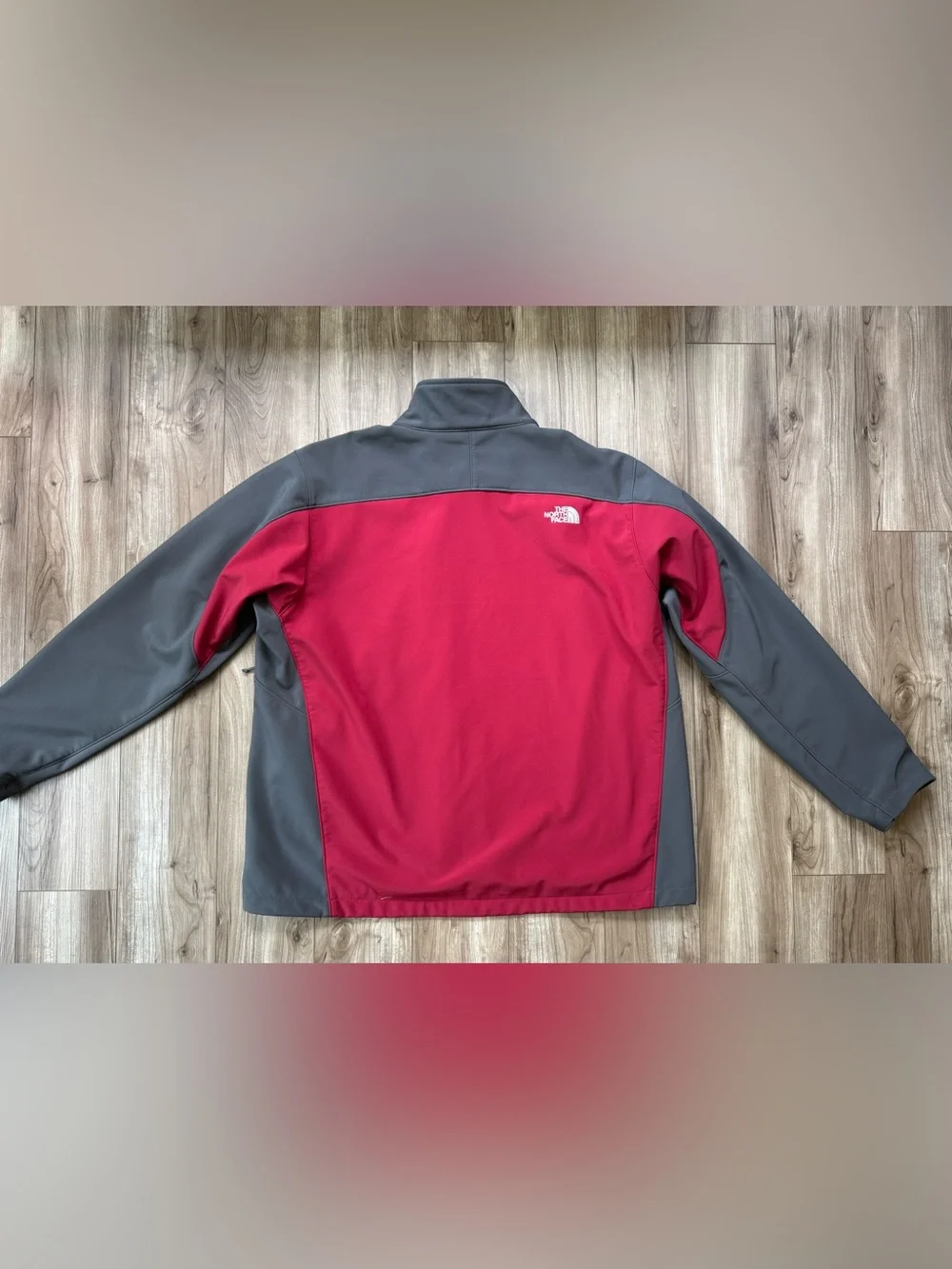 The North Face Men's Apex Bionic Jacket Size XXL red grey fall coat fleece